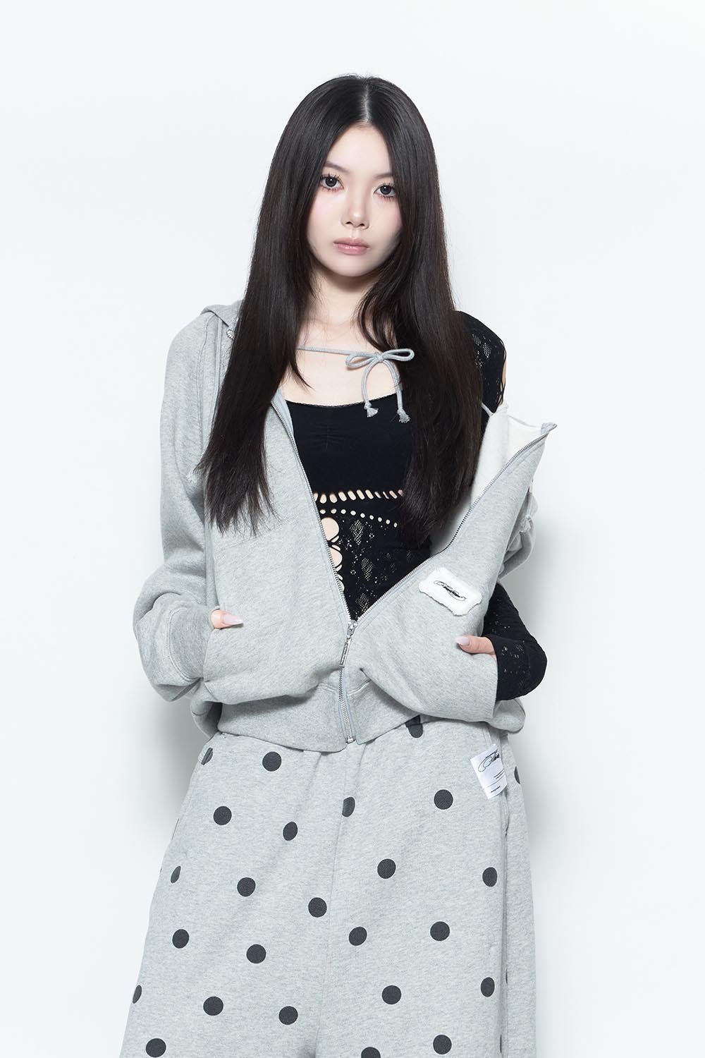 THEREDTHREAD / ザレッドスレッド】S ruched sculpt body lace